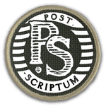 Post Scriptum Badge