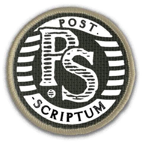 Post Scriptum Badge